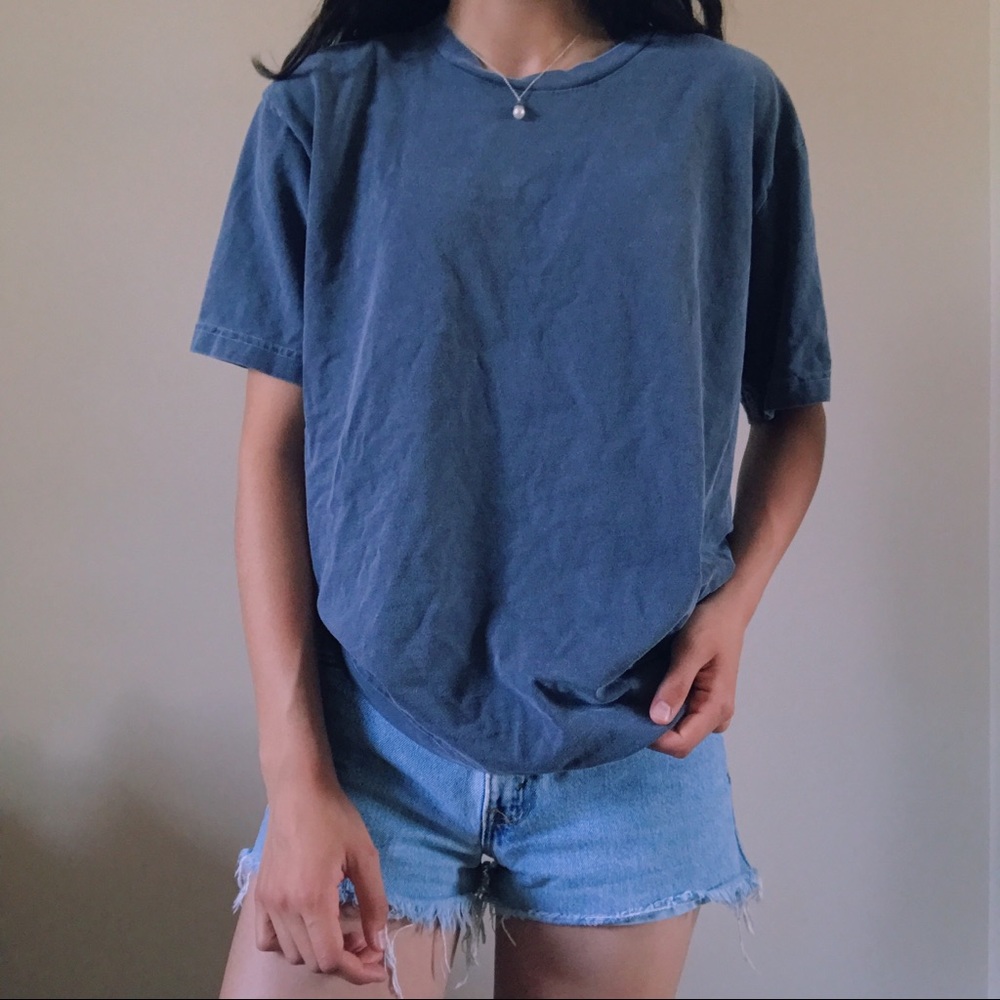 Oversized Navy Tee